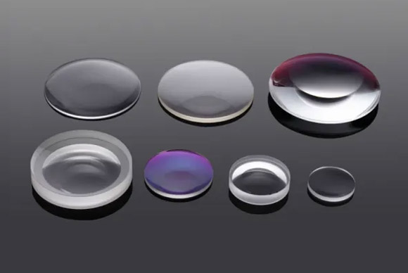 BK7, k9, quartz, fused silica biconvex lens coated with various film systems as required