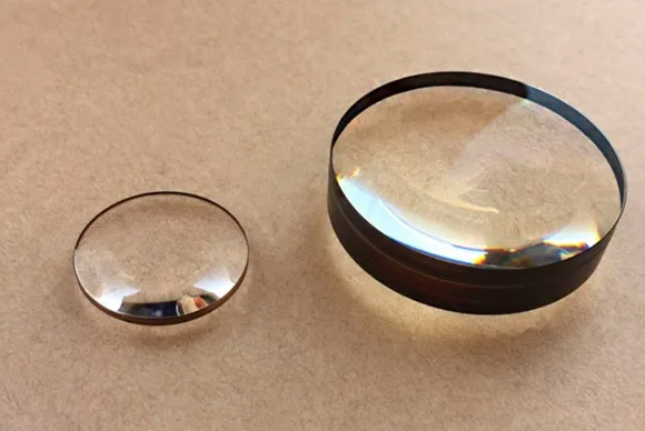 45mm diameter laser biconvex adhesive lens